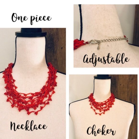 BoHo Convertible Handmade Beaded Necklace/Bracelet - Picture 2 of 3